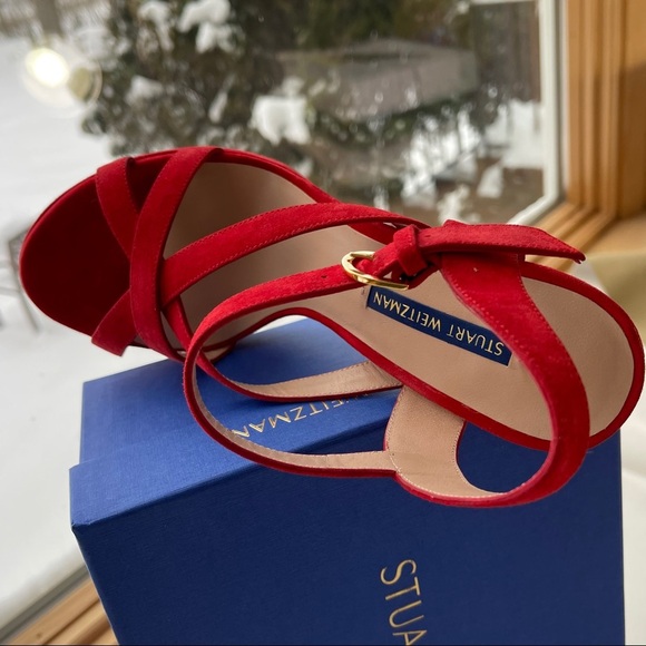 Stuart Weitzman, Cersei Suede. New, Strappy Sandal - Picture 3 of 6